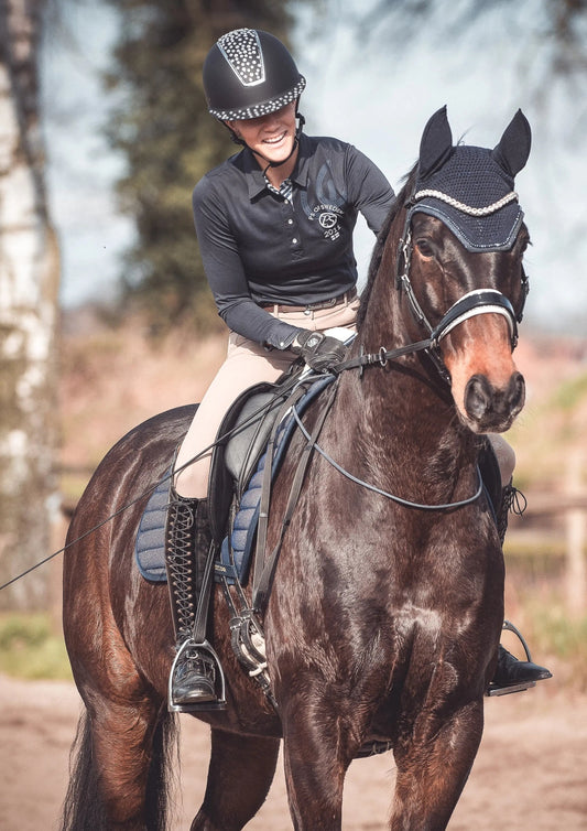 gebisslose Trense in Lack Luxury HB Bridle CR-Harmonyequestrian