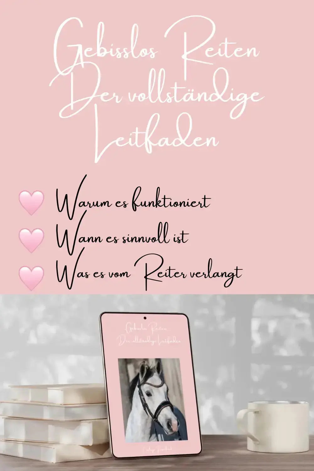 Gebisslos reiten Leitfaden eBook Cover PDF Cathryn Rippelbeck