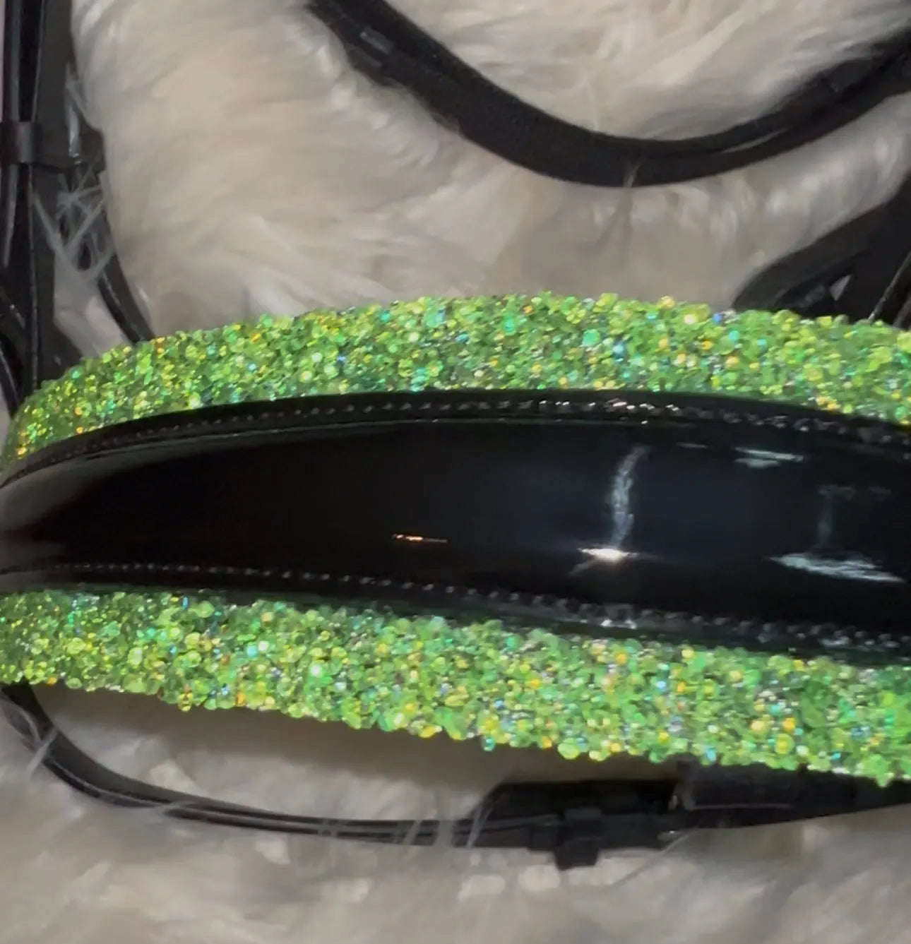 Green Glow Deluxe Trense mit oder ohne Sperrriemen - CR-Harmonyequestrian