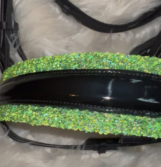 Green Glow Deluxe Trense mit oder ohne Sperrriemen - CR-Harmonyequestrian