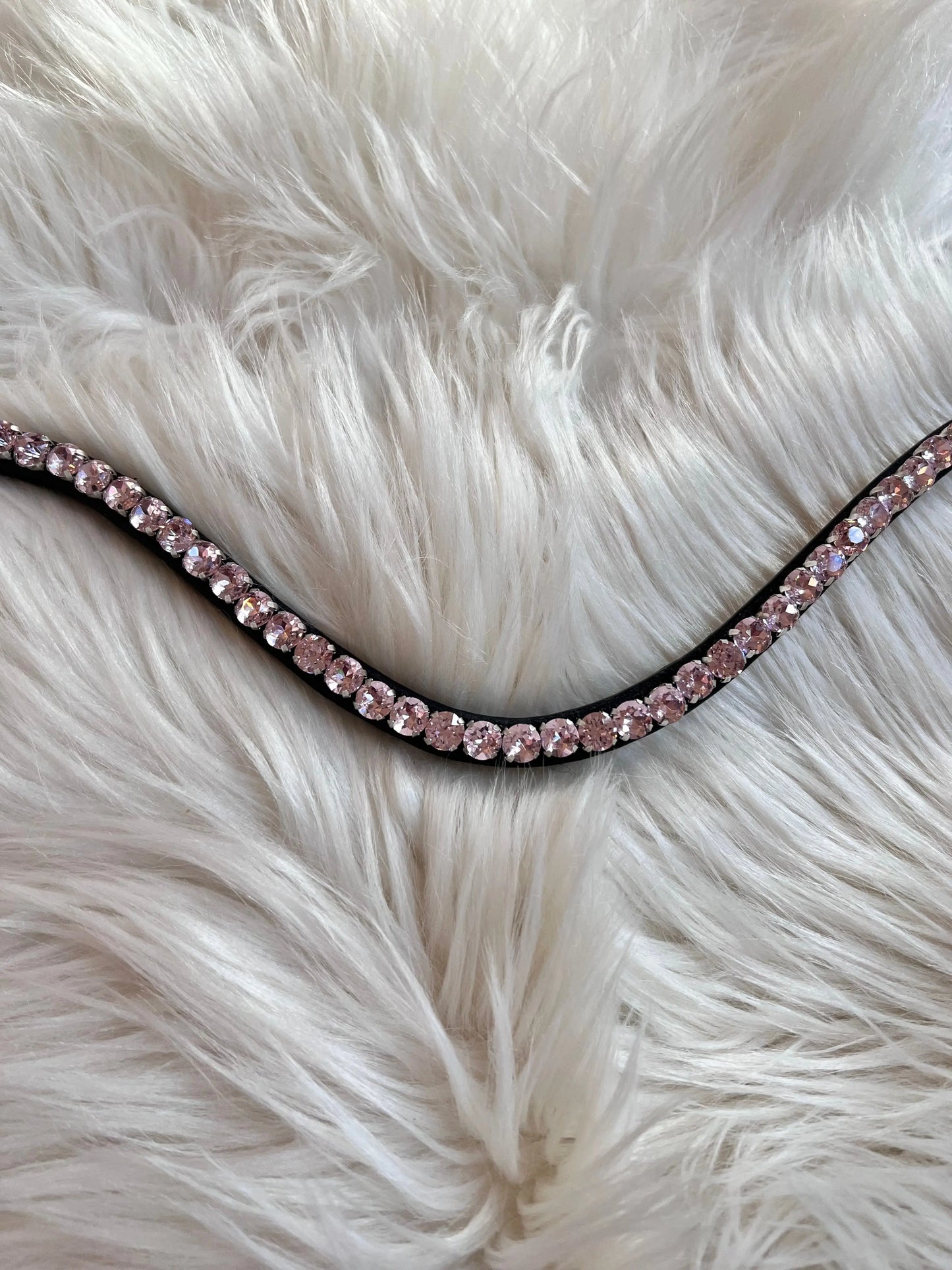 Stirnriemen Slim Rosa CR-Harmonyequestrian