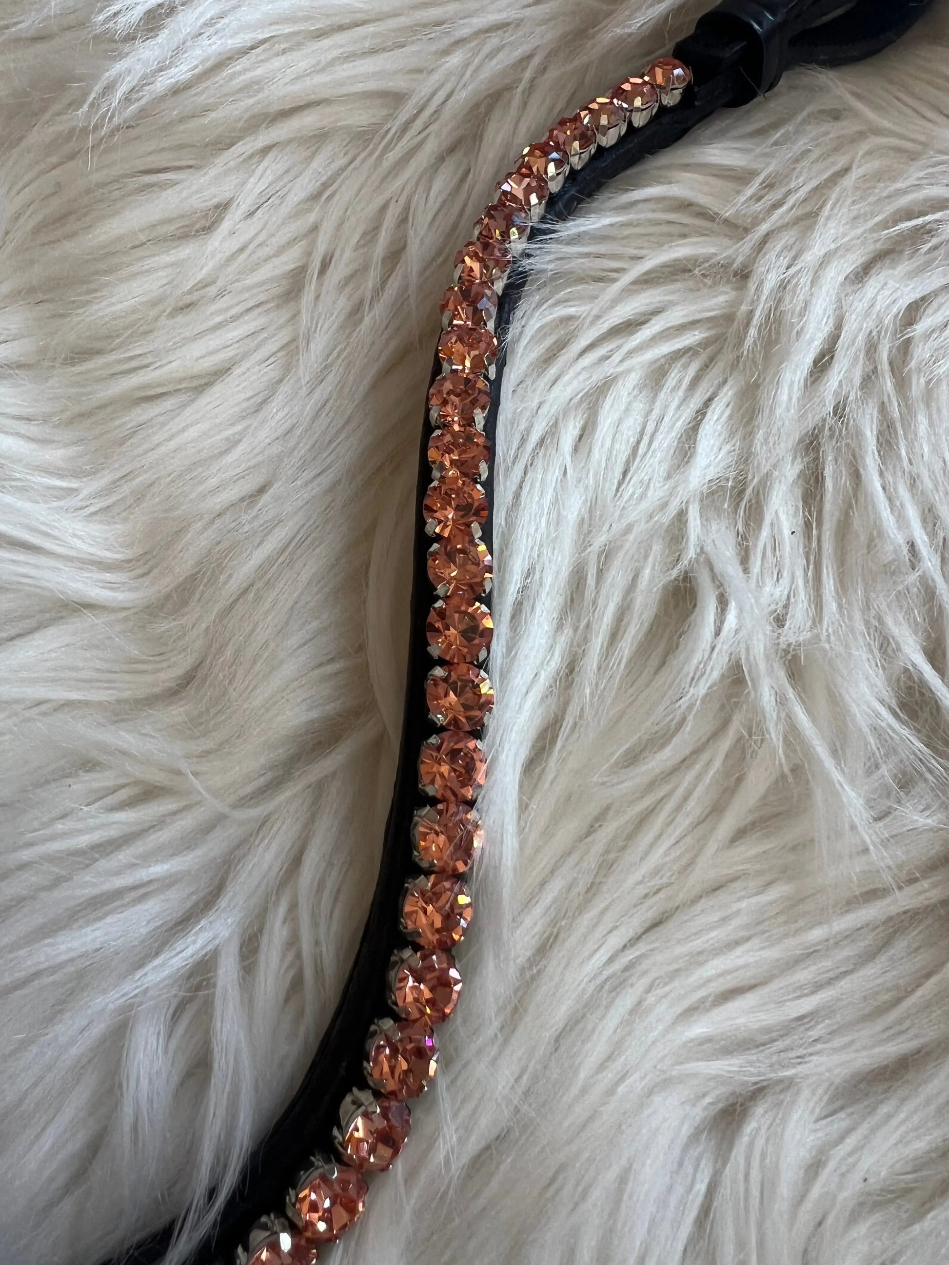 Stirnriemen Slim Apricot CR-Harmonyequestrian