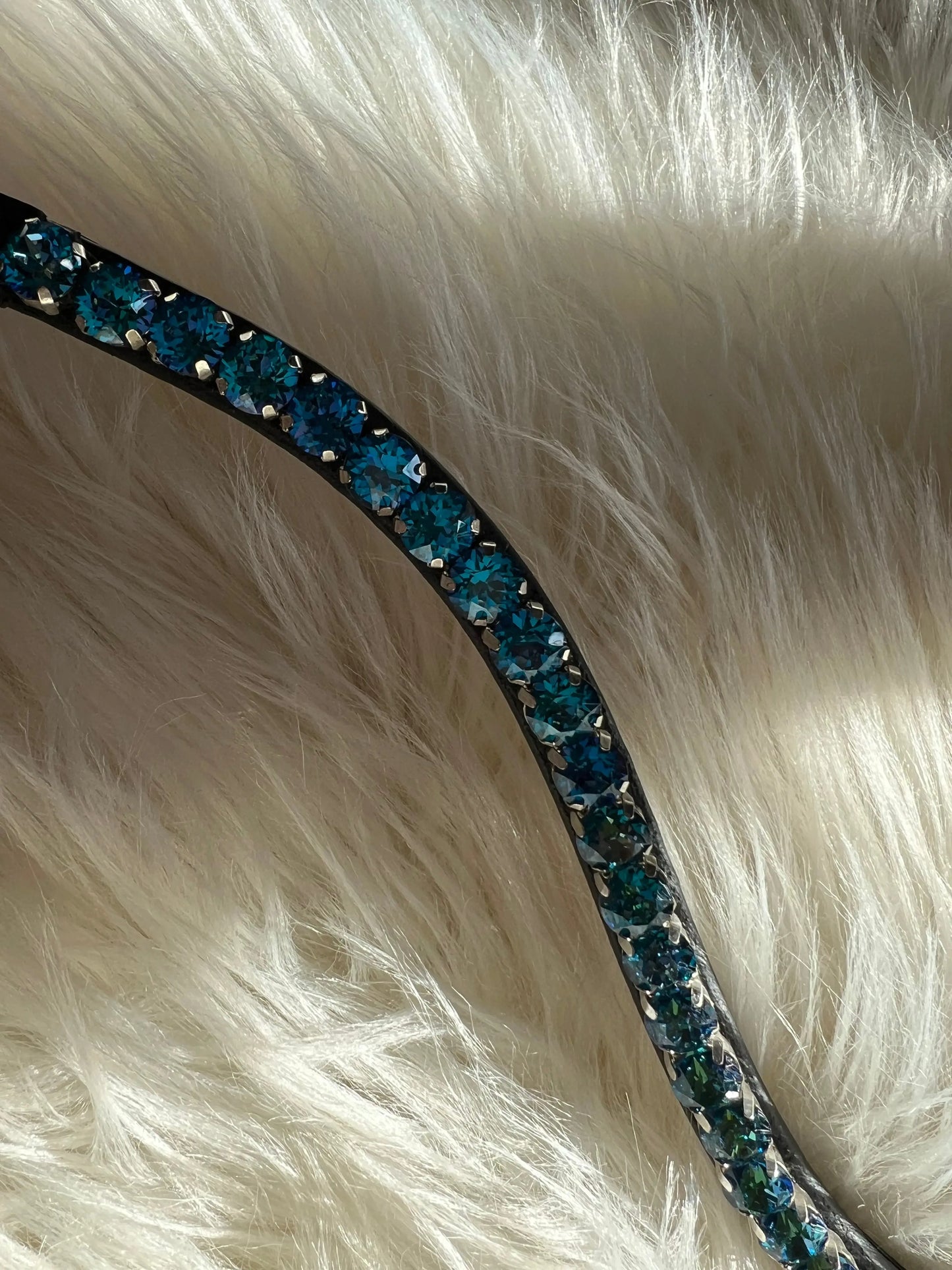 Stirnriemen Slim Mystic Wave CR-Harmonyequestrian