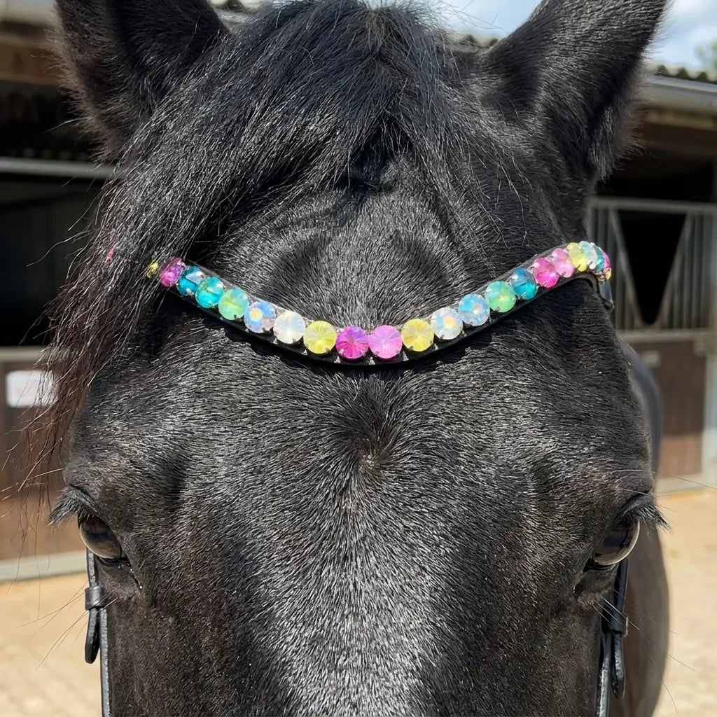 Opal Dream Stirnriemen 12mm Opal-Schimmer Gesamtansicht