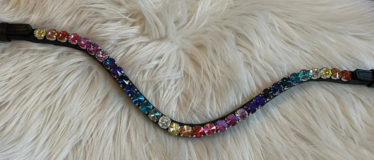 Rainbow Deluxe stirnbånd med hurtig omskiftning – sidevisning