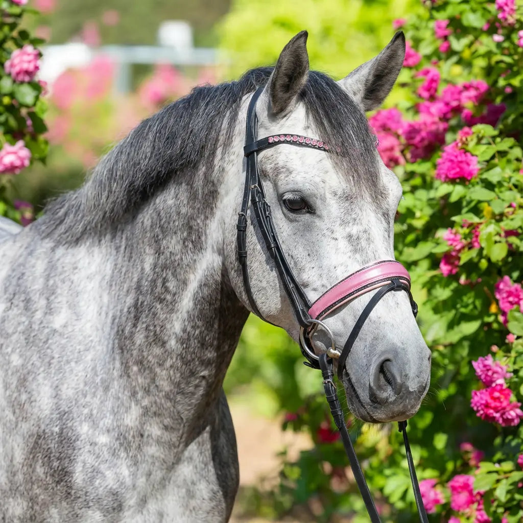 Trense Pink Glitter CR-Harmonyequestrian