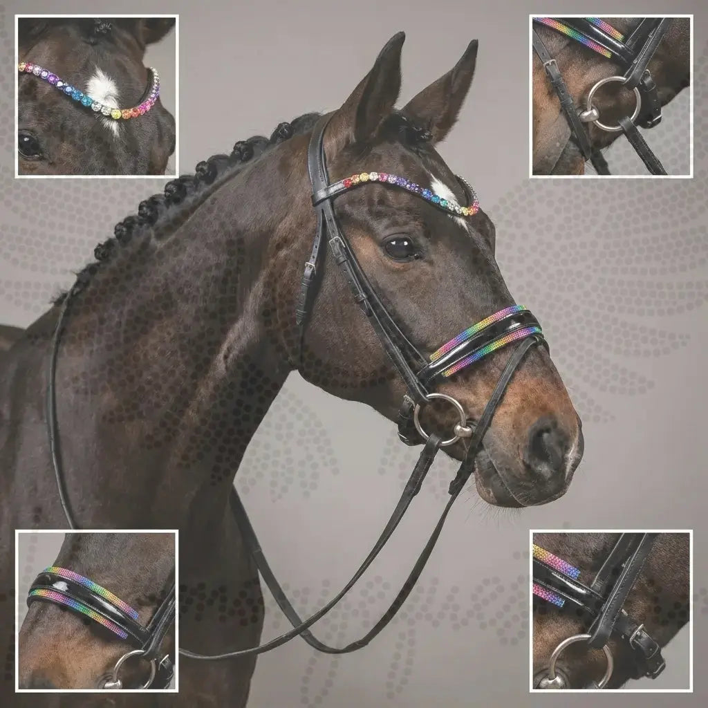 Trense Rainbow Crystal CR-Harmonyequestrian