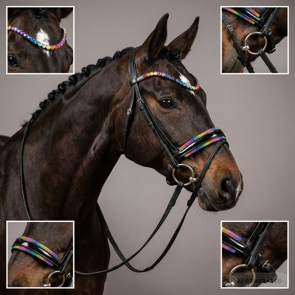 Trense Rainbow Crystal CR-Harmonyequestrian