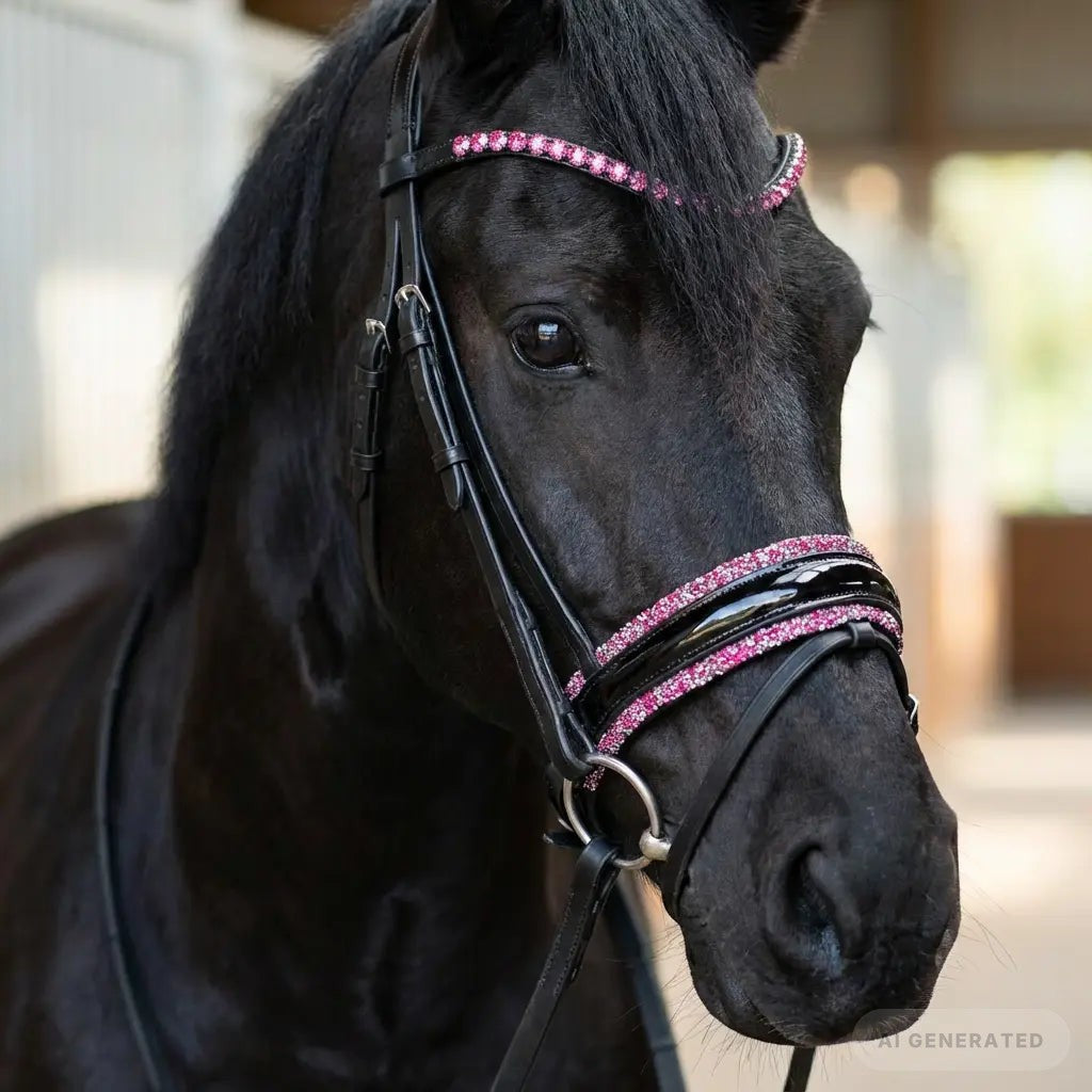 Rose Couture Trense Rosa Crystals Gesamtansicht