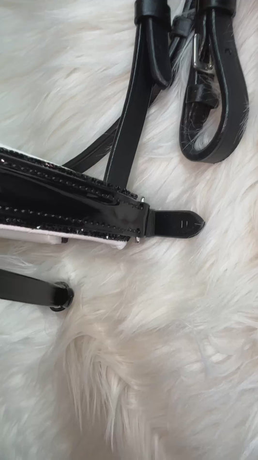 Crystal swan nose strap