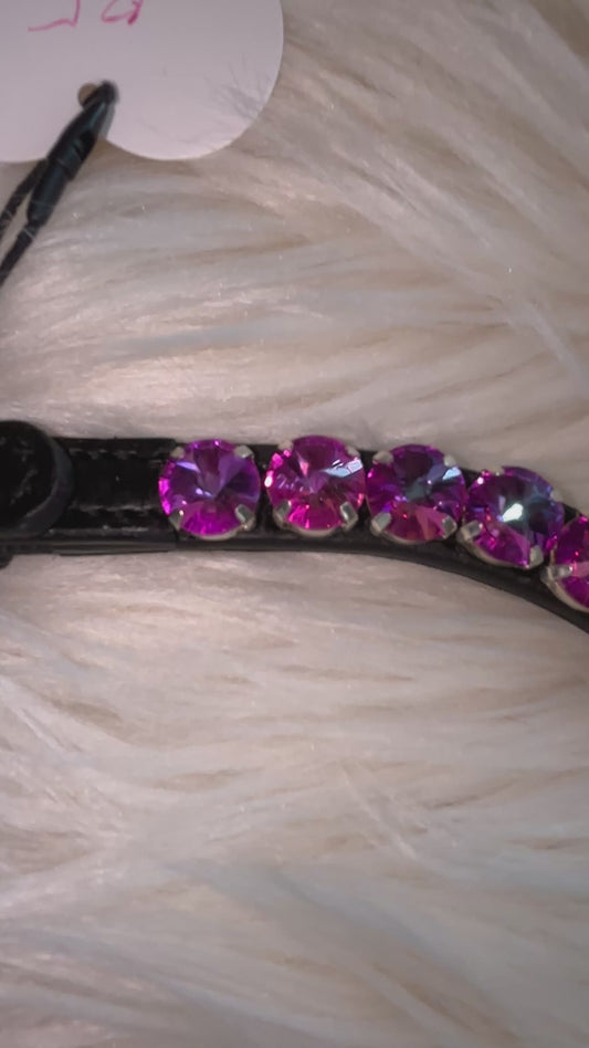 Browband Rivolis Heliotrope