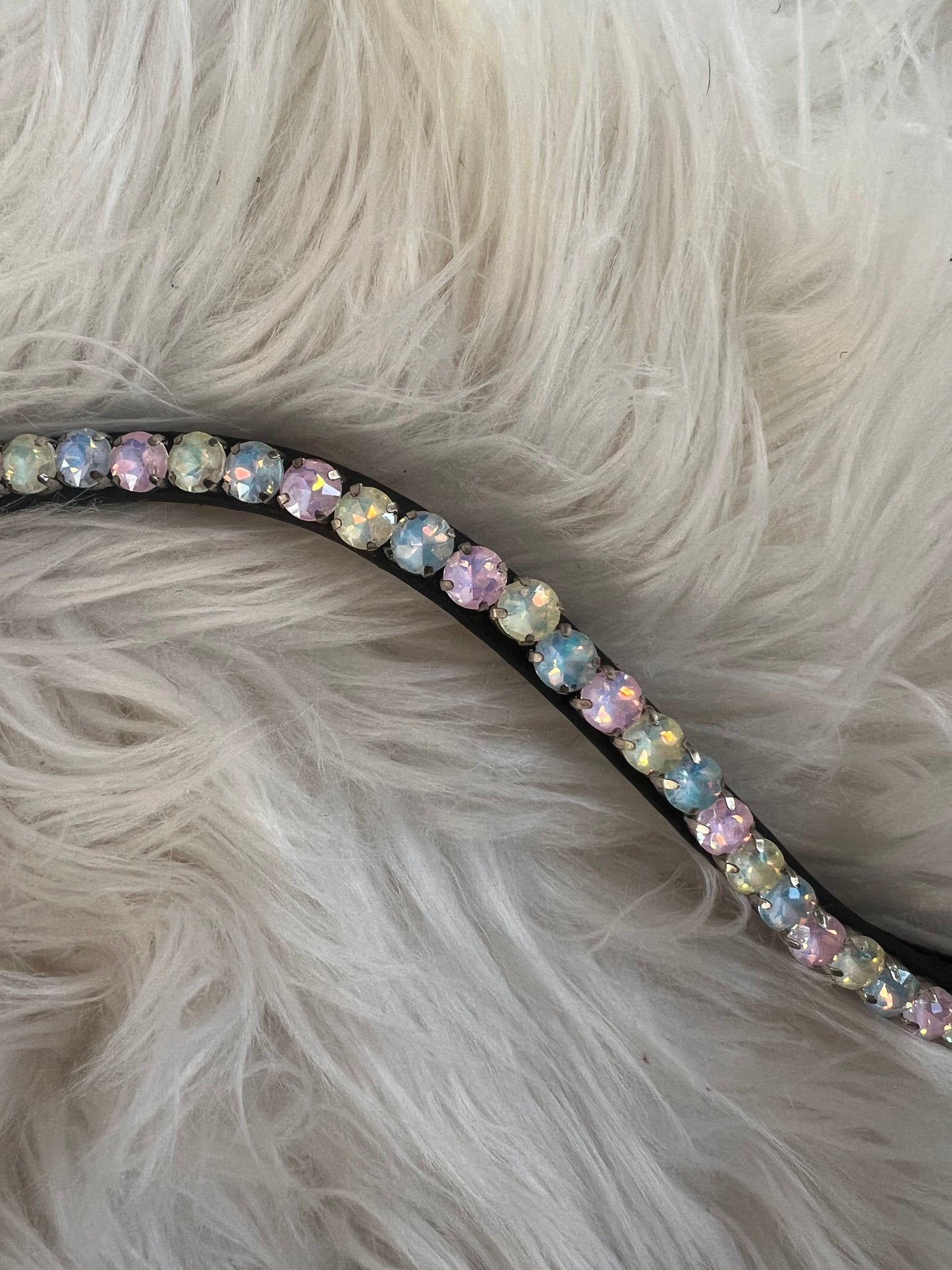 Pastel Aurora Stirnriemen- Slim CR-Harmonyequestrian