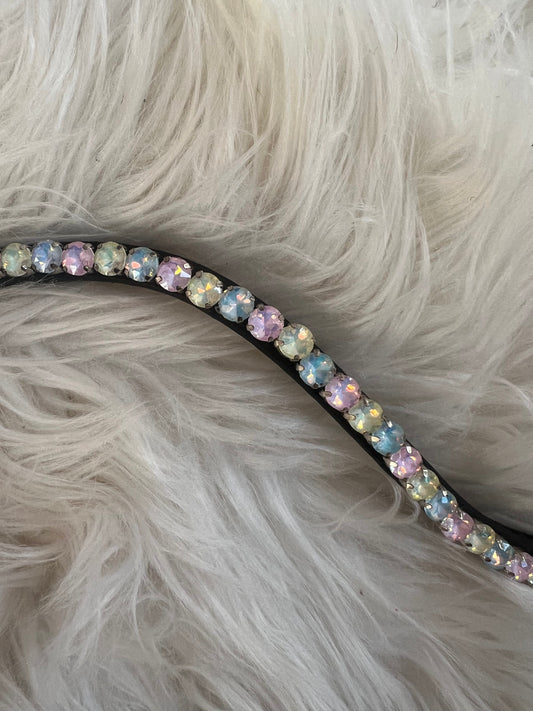 Pastel Aurora Stirnriemen- Slim CR-Harmonyequestrian