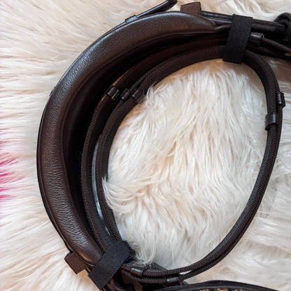 Brown Lacquer Champagne – Rundgenäht, Soft-Genick, Einzelstück (vergünstigt) CR-Harmonyequestrian