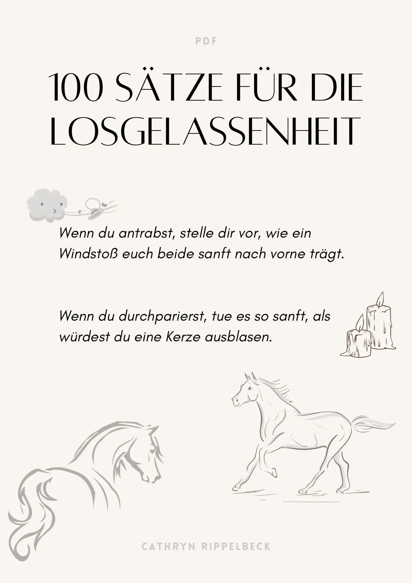 100 Sätze zur Losgelassenheit – Inspiration und Fokus für Reiter CR-Harmonyequestrian