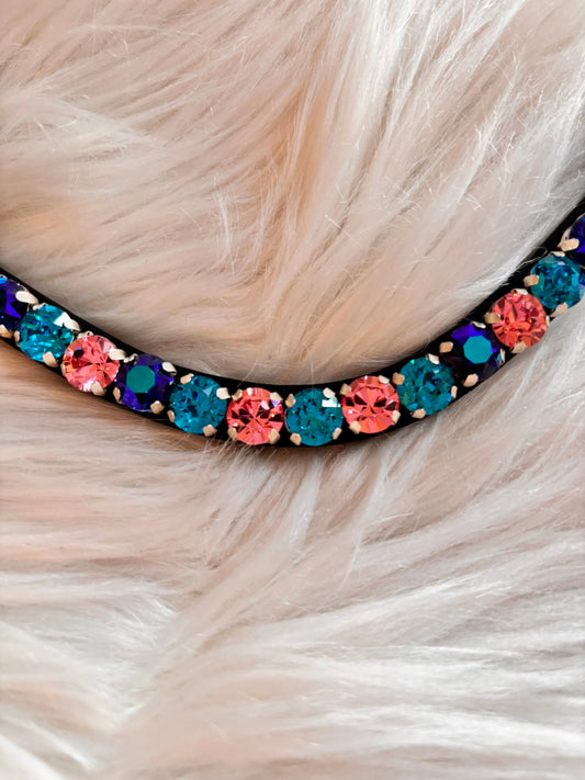 Stirnriemen Orange CR-Harmonyequestrian