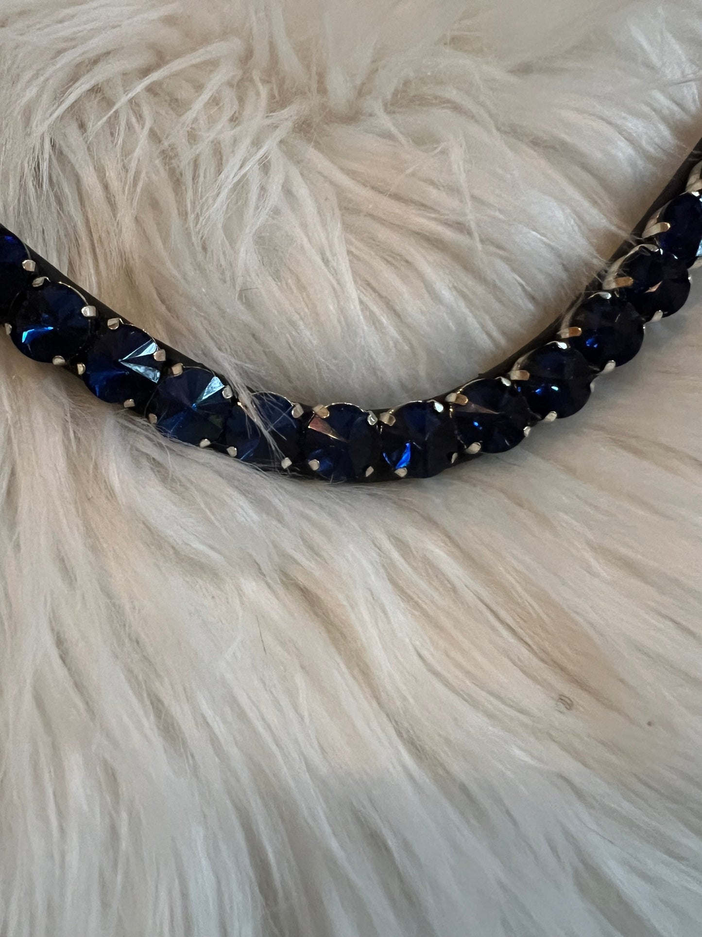 Midnight Blue Stirnriemen CR-Harmonyequestrian