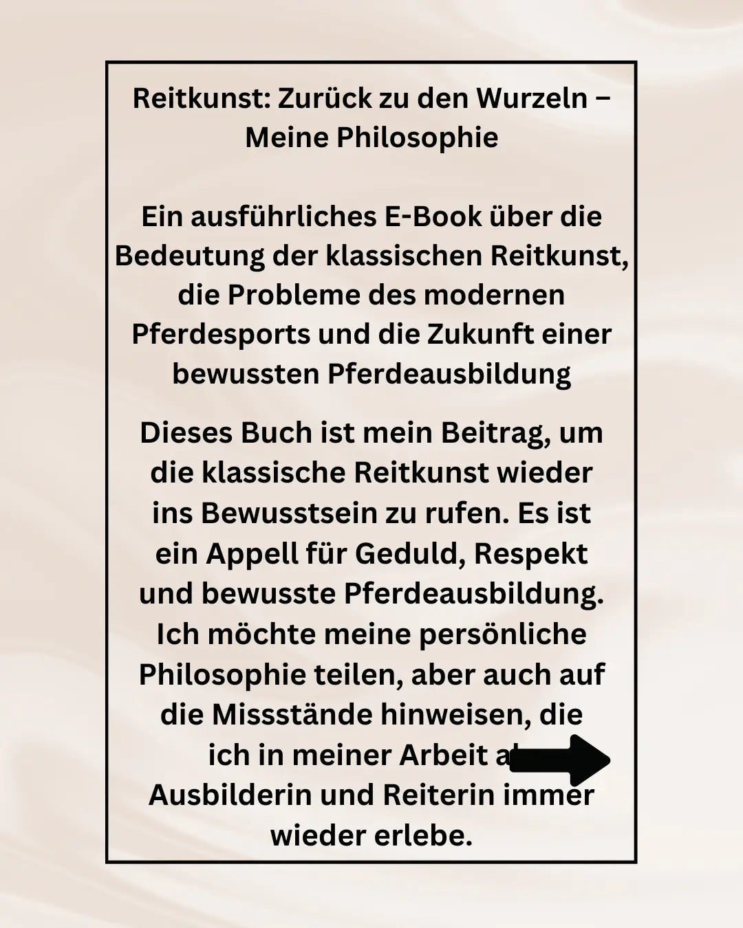 „Meine Philosophie“ Ebook CR-Harmonyequestrian