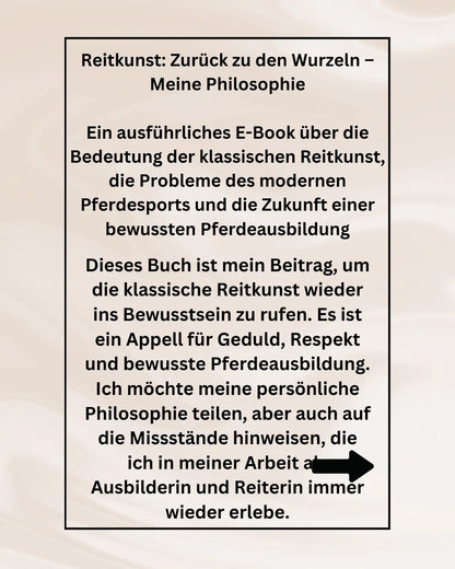 „Meine Philosophie“ Ebook CR-Harmonyequestrian