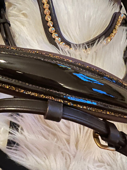 Braune Lack-Trense Full – reduziert CR-Harmonyequestrian