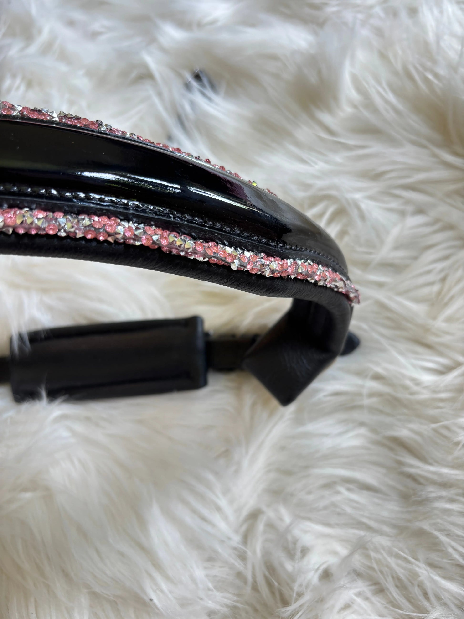 Nasenriemen Crystal Rocks Pink CR-Harmonyequestrian