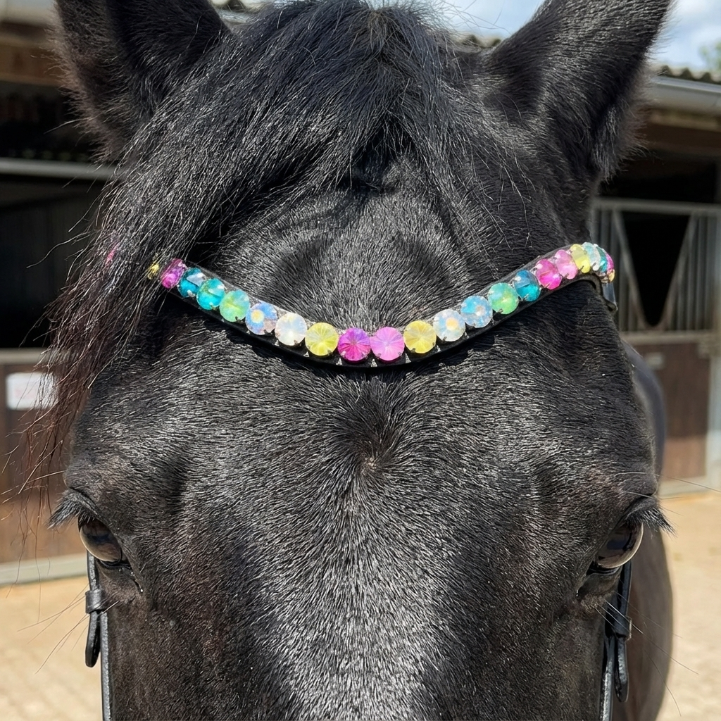 Opal Dream Stirnriemen – 12 mm Crystals CR-Harmonyequestrian