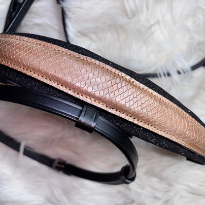 Nasenriemen Lizard Champagner-Rosé CR-Harmonyequestrian