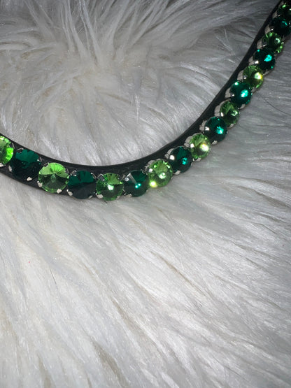 Emerald Dream Stirnriemen – 10 mm Crystals CR-Harmonyequestrian