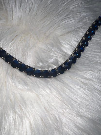Midnight Blue Stirnriemen CR-Harmonyequestrian