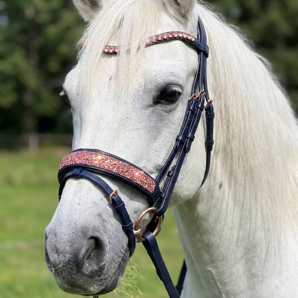 Trense Blue Roségold CR-Harmonyequestrian