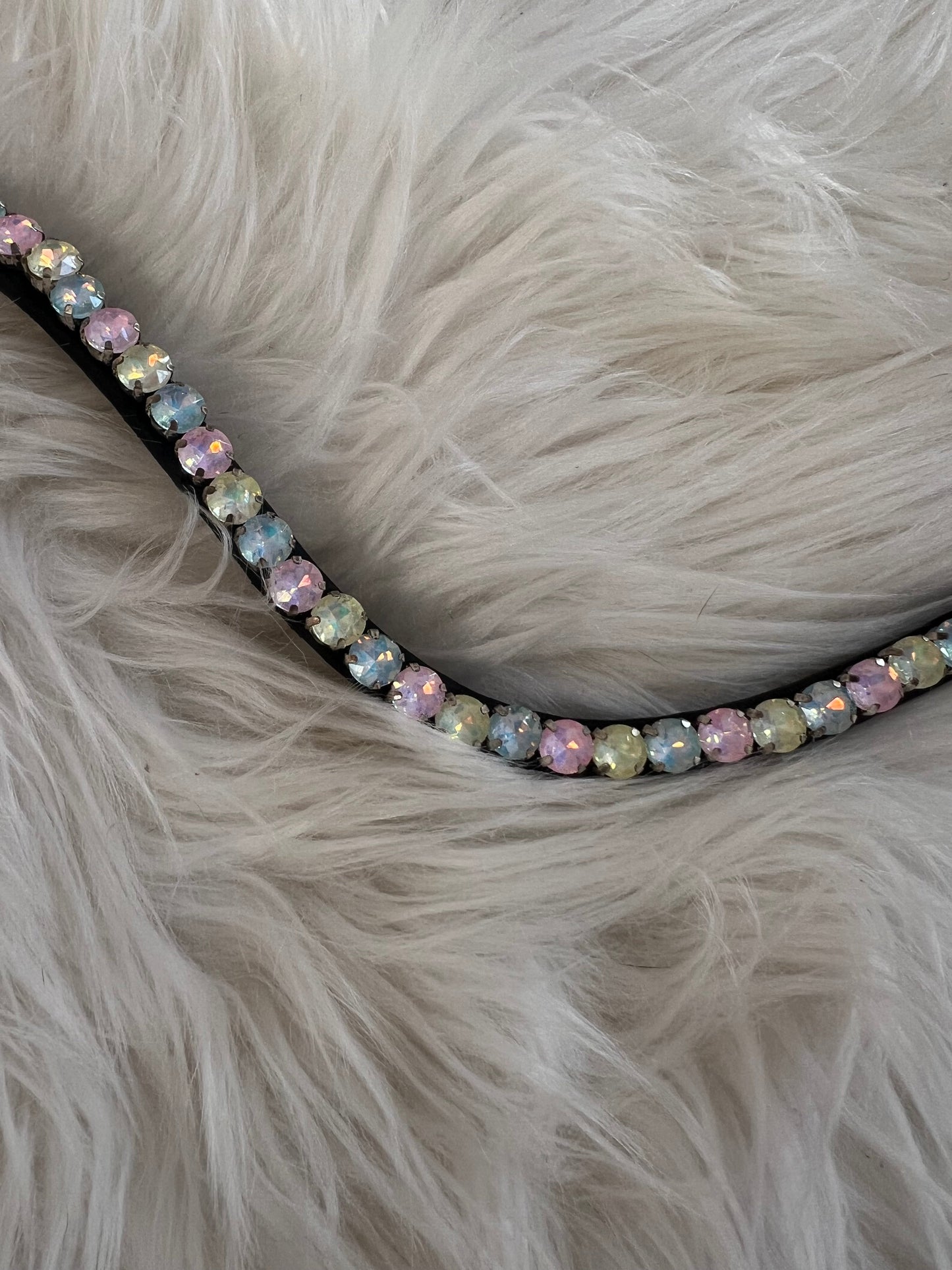 Pastel Aurora Stirnriemen- Slim CR-Harmonyequestrian