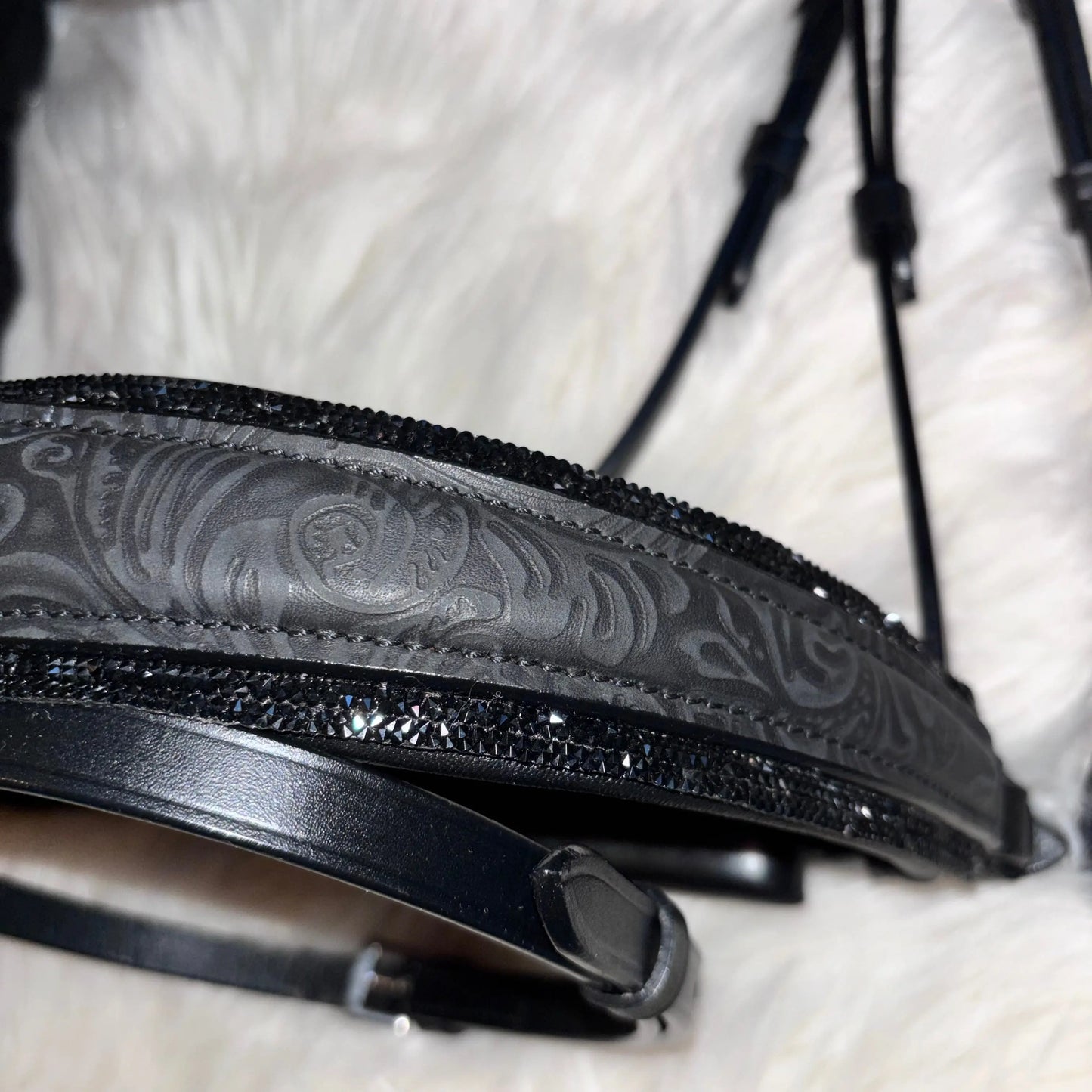 Black Flower Trense CR-Harmonyequestrian