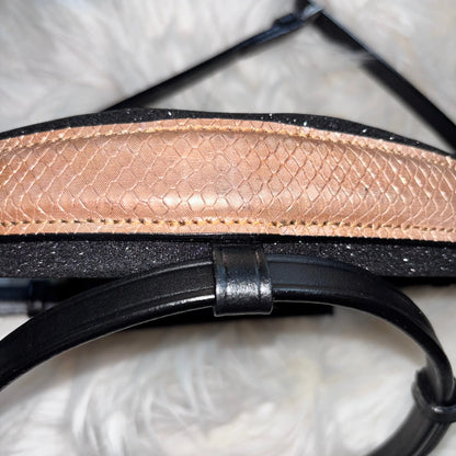 Nasenriemen Lizard Champagner-Rosé CR-Harmonyequestrian