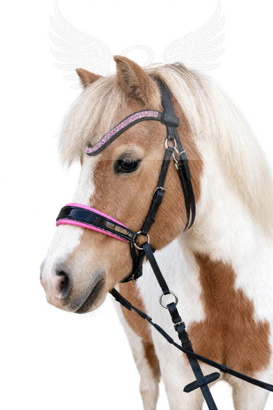 CR Harmonybridle für die ganz kleinen, Shetty und Mini - gebisslose Trense für Pferde - Ansicht 1