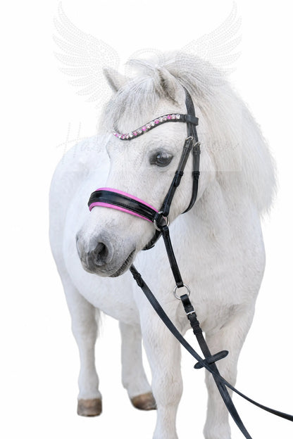 CR Harmonybridle für die ganz kleinen, Shetty und Mini - gebisslose Trense für Pferde - Ansicht 3