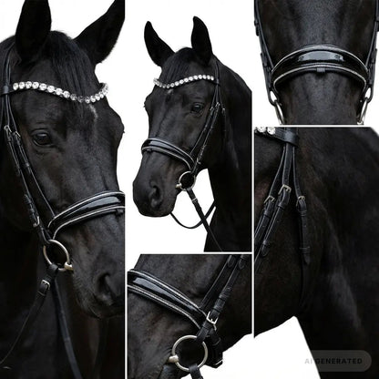 Classic Collection Silver Shine Trense med sølvbeslag, helhedsvisning
