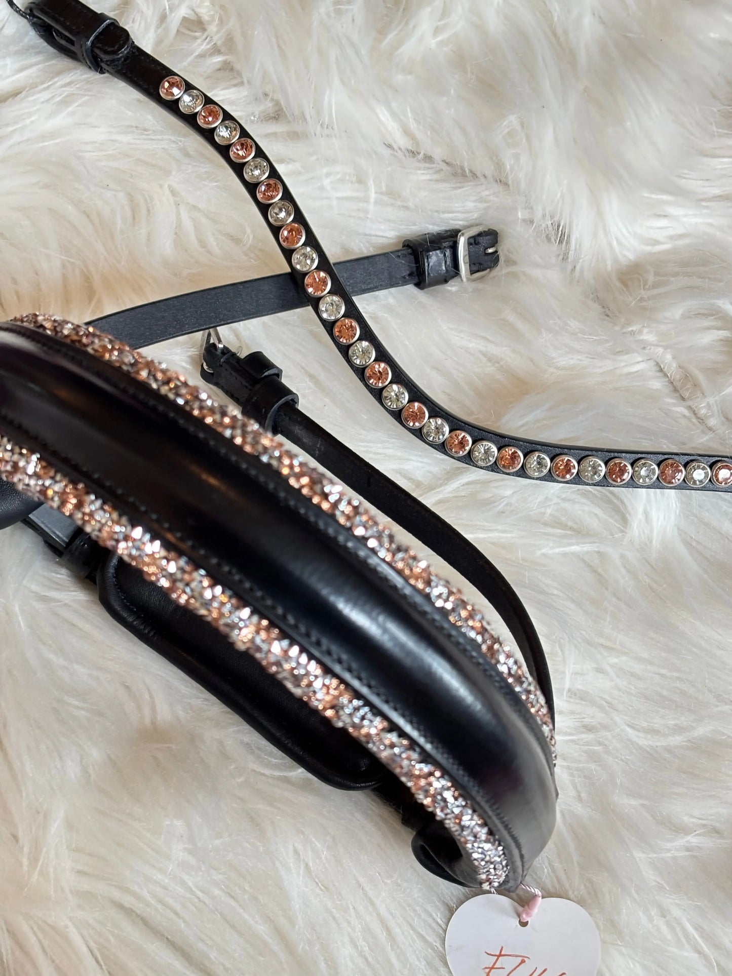 Signature Black - erstelle deinen Glitzer selbst - Trense, Kandare, Nasenriemen
