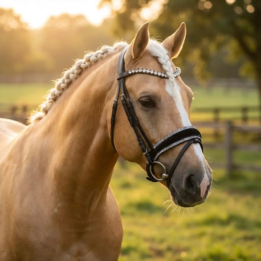 Englische Trense mit Wildleder CR-Harmonyequestrian