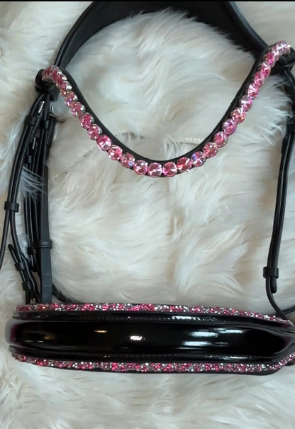 Signature Black - erstelle deinen Glitzer selbst - Trense, Kandare, Nasenriemen