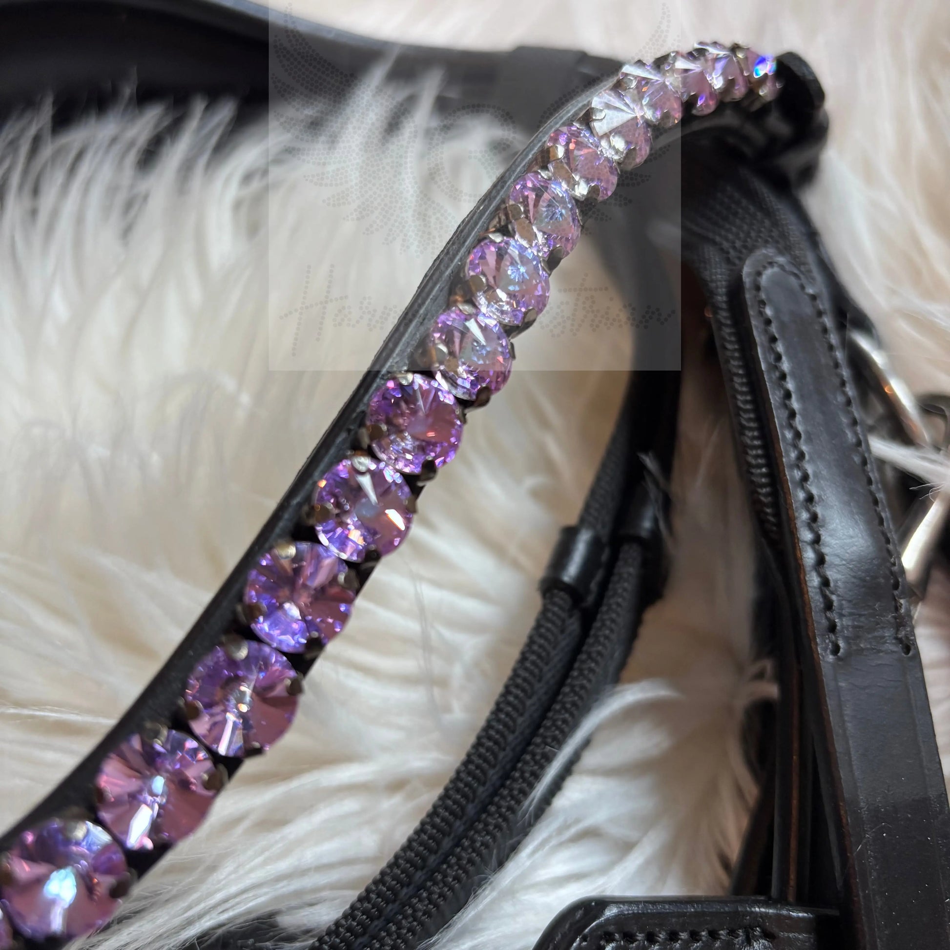 Flieder Crystal CR Harmonybridle - gebisslose Trense für Pferde - Ansicht 4