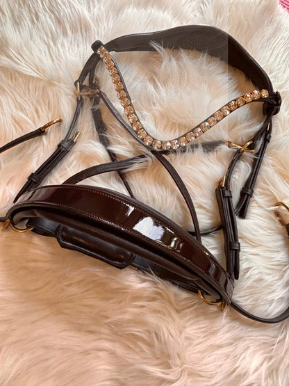 Gold Edition LACK - Harmony Bridle - gebisslose Zäumung CR-Harmonyequestrian