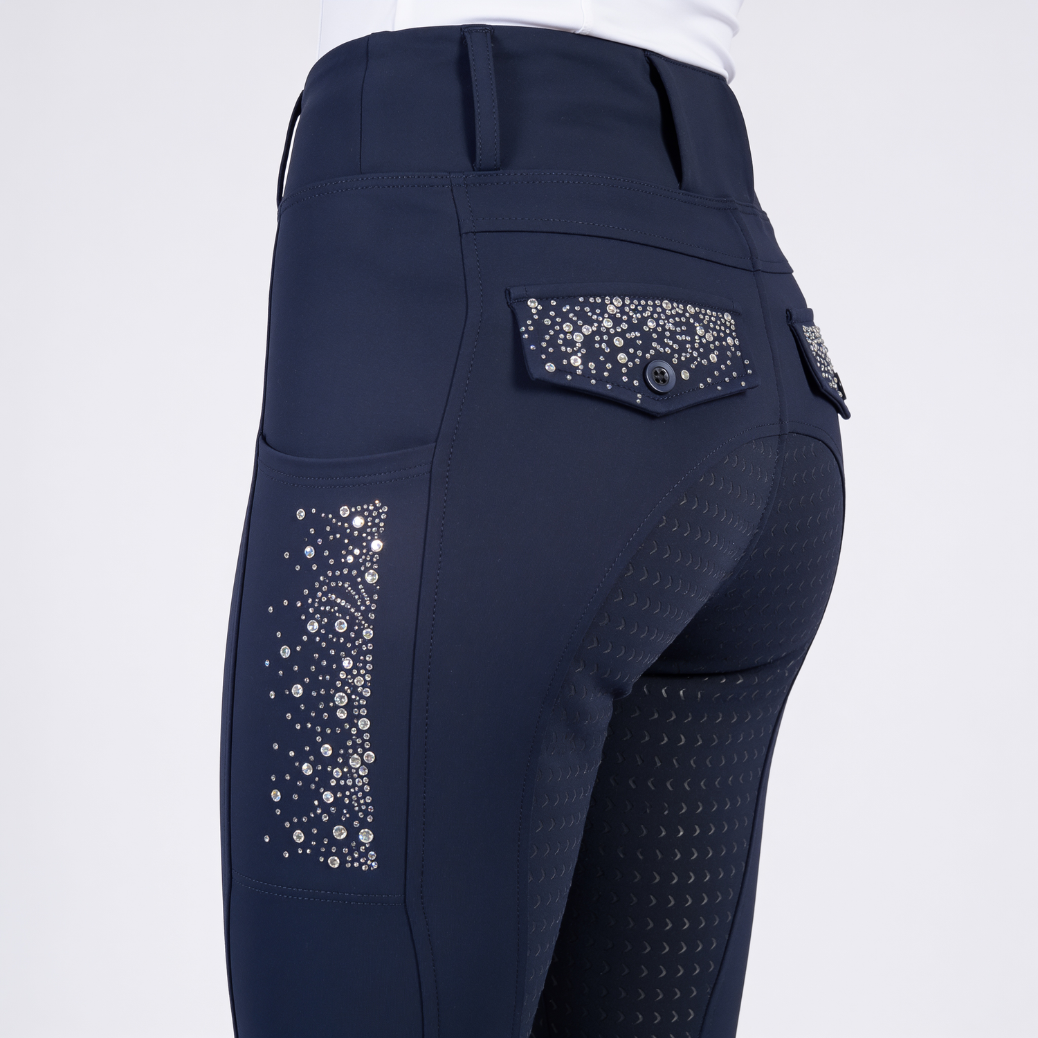 glitzer reitkleidung leggings