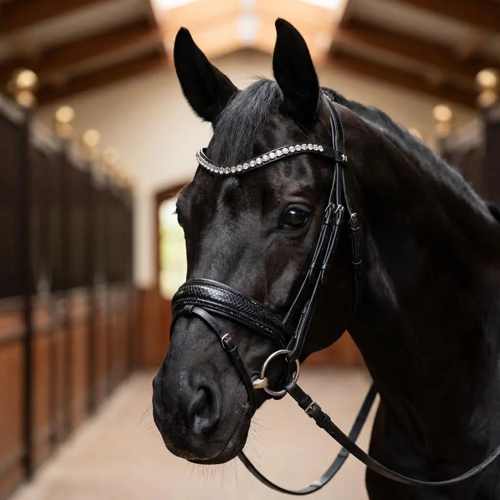 Lizard Black Ponytrense CR-Harmonyequestrian