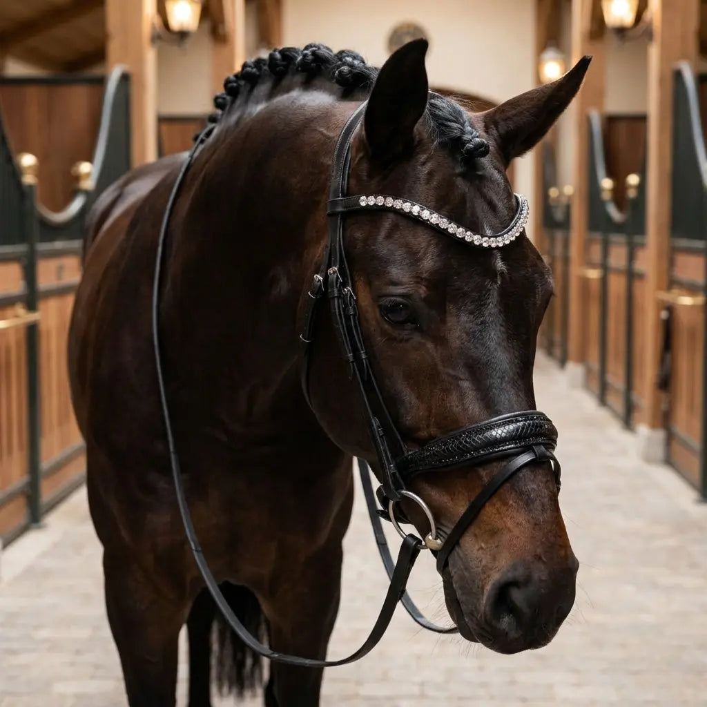 Lizard Black Ponytrense CR-Harmonyequestrian