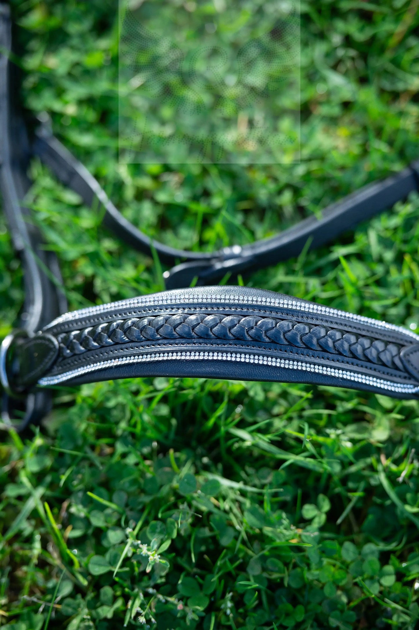 Midnight Supreme - CR-Harmonyequestrian Geflochtene Trense 240.00 Wb-Schwarz-Silber