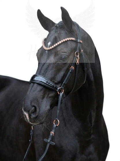 NEW PRODUCT LAUNCH Kroko Edition CR Harmonybridle - gebisslose Trense für Pferde - Ansicht 1
