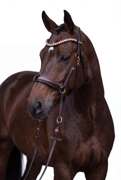 NEW PRODUCT LAUNCH Kroko Edition CR Harmonybridle - gebisslose Trense für Pferde - Ansicht 2