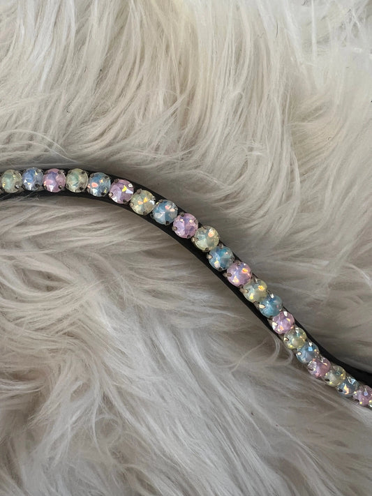 Pastel Aurora Stirnriemen- Slim CR-Harmonyequestrian