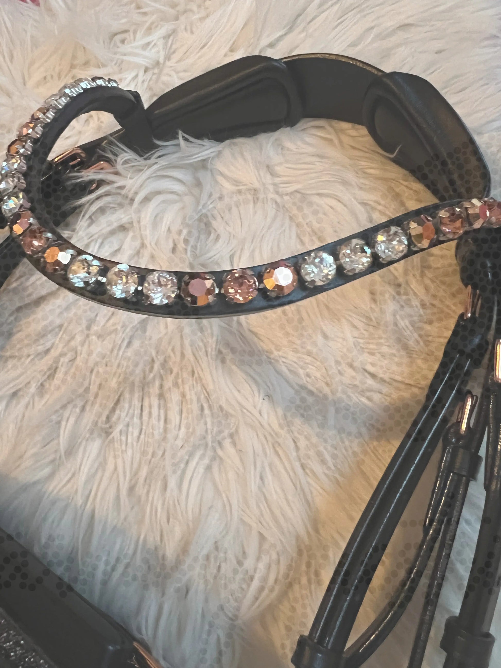 Pony-Trense „Midnight Rose“ – Lack & Crystal Dust CR-Harmonyequestrian 