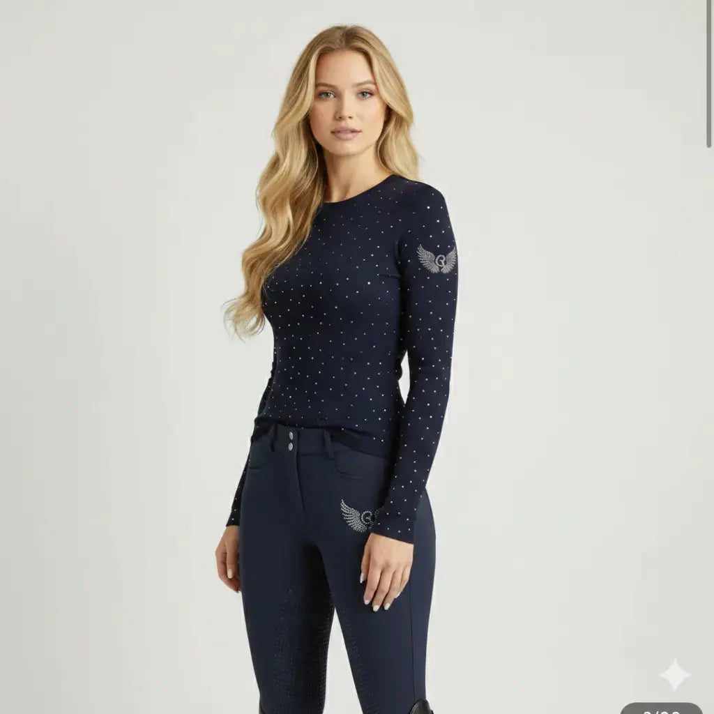 Reithose Luxe SECOND SKIN PERFORMANCE RIDING TIGHTS CR-Harmonyequestrian